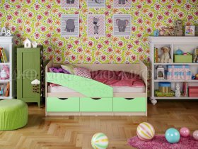 Кровать детская Бабочки 1,8 м в Олёкминске - olyokminsk.mebel-nsk.ru | фото