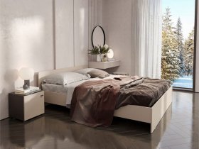 Кровать двухспальная 1,6м Гиза в Олёкминске - olyokminsk.mebel-nsk.ru | фото