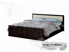 Кровать двуспальная 1,4м LIGHT Фиеста (BTS) в Олёкминске - olyokminsk.mebel-nsk.ru | фото