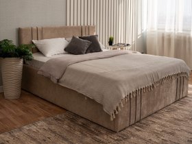 Кровать двуспальная 1,4м с подъем. мех. Леванте в Олёкминске - olyokminsk.mebel-nsk.ru | фото