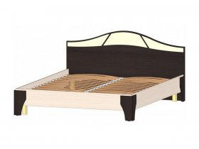 Кровать двуспальная 1,6 м Верона (Линаура) в Олёкминске - olyokminsk.mebel-nsk.ru | фото