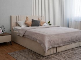 Кровать двуспальная 1,8м с подъем. мех. Леванте в Олёкминске - olyokminsk.mebel-nsk.ru | фото