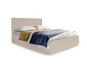 Кровать мягкая 1,6 Сиеста стандарт, вар.2 в Олёкминске - olyokminsk.mebel-nsk.ru | фото