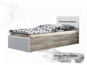Кровать односпальная Наоми КР-12 в Олёкминске - olyokminsk.mebel-nsk.ru | фото