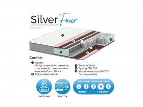 Матрас Silver Four в Олёкминске - olyokminsk.mebel-nsk.ru | фото