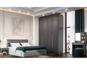 Модульная спальня Эккервуд в Олёкминске - olyokminsk.mebel-nsk.ru | фото