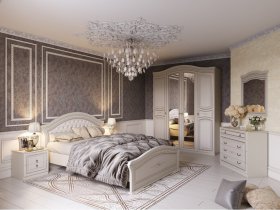 Модульная спальня Николь (Мебельград) в Олёкминске - olyokminsk.mebel-nsk.ru | фото