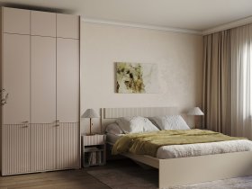 Модульная спальня Орма (МДФ) в Олёкминске - olyokminsk.mebel-nsk.ru | фото