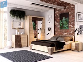 Модульная спальня Санремо в Олёкминске - olyokminsk.mebel-nsk.ru | фото