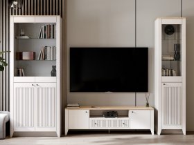 Модульная стенка Валенсия в Олёкминске - olyokminsk.mebel-nsk.ru | фото