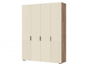 Шкаф четырехстворчатый (комби) Соната ШК-04 в Олёкминске - olyokminsk.mebel-nsk.ru | фото