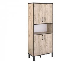 Шкаф для документов Шк050.0 Гермес лофт (дуб крафт серый) в Олёкминске - olyokminsk.mebel-nsk.ru | фото