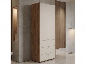 Шкаф двухстворчатый c ящиками Орма в Олёкминске - olyokminsk.mebel-nsk.ru | фото