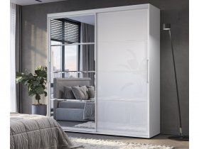 Шкаф-купе Крафт-6 2,0м (белый) в Олёкминске - olyokminsk.mebel-nsk.ru | фото