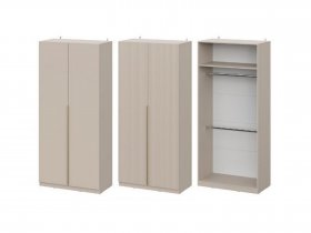 Шкаф ШК-100 Эккервуд (меланж) в Олёкминске - olyokminsk.mebel-nsk.ru | фото