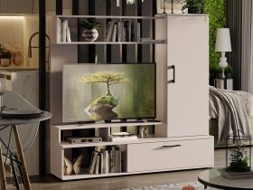 Стенка «Сиена» (кашемир) в Олёкминске - olyokminsk.mebel-nsk.ru | фото